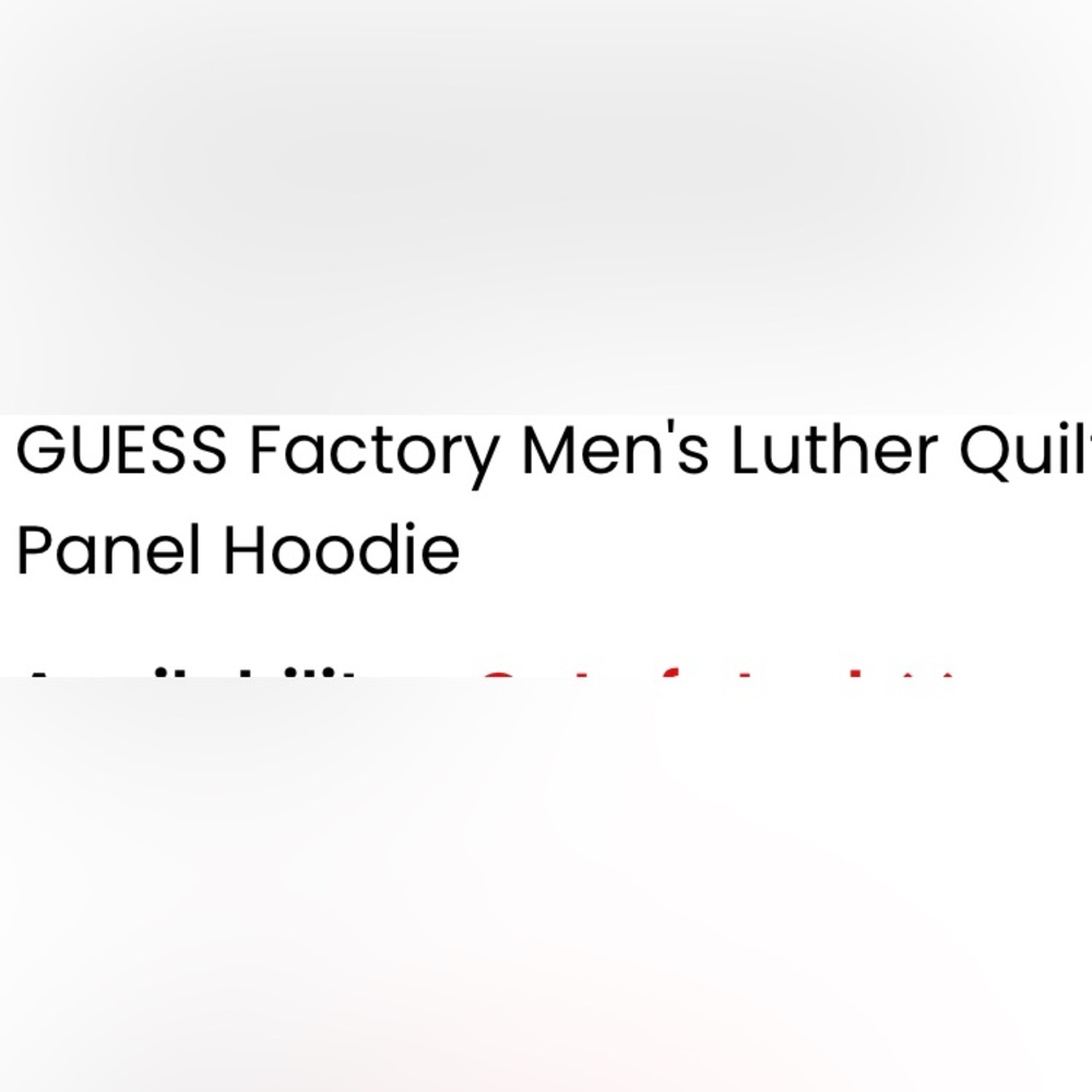 Like New Men's Black and Gray Hooded Zipper Guess Size Medium. - Picture 9 of 14